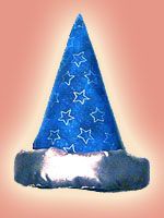 Blue wizard’s character hat
